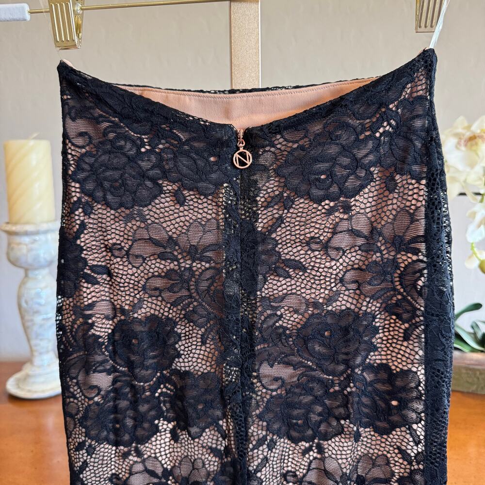 Nookie Heaven Black Lace Maxi Skirt NWT Size Small - Picture 6 of 11